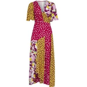 Kate Spade floral patchwork dress size 00